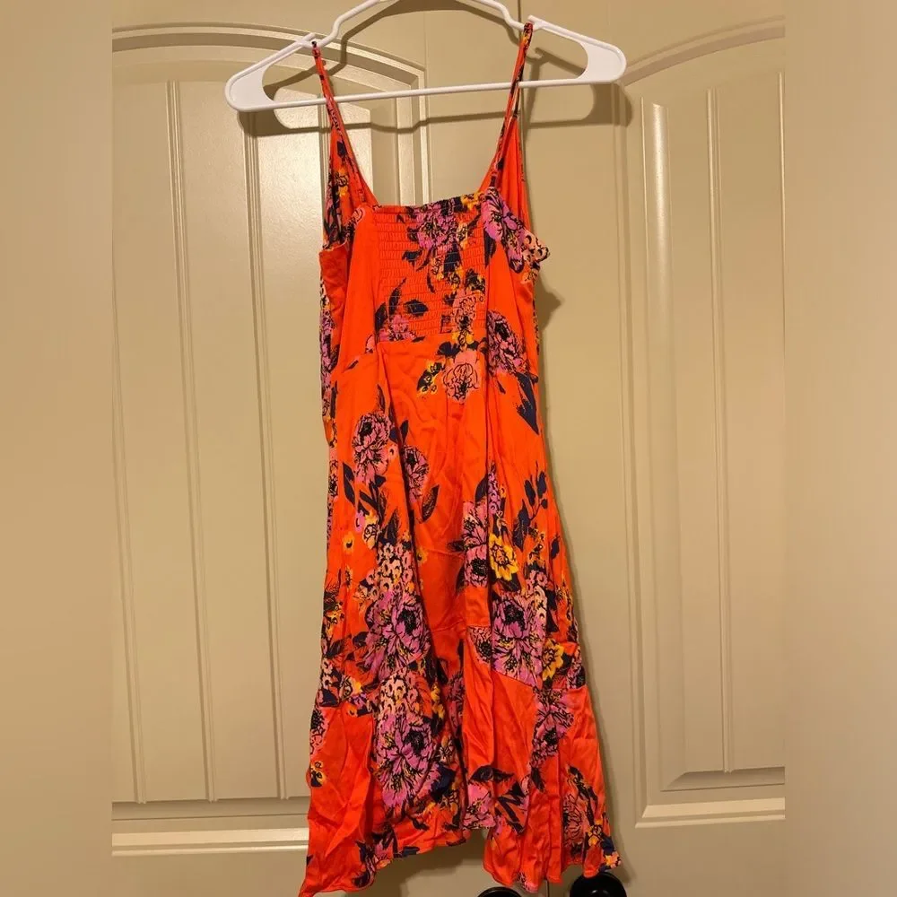 Free People Happy Heart Mini Dress | Small | Red